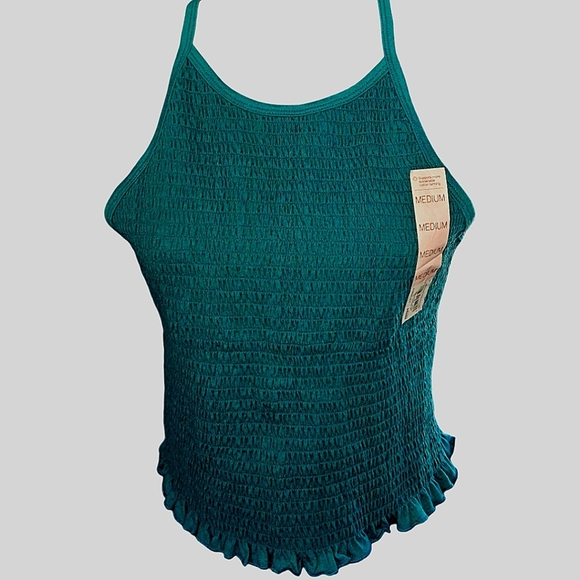 NWT SO Ruched Razerback Tank Crop Top - Picture 1 of 5